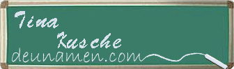 Tina Kusche Visitenkarte